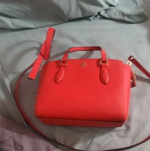 Tory Burch Mini Red Saffiano